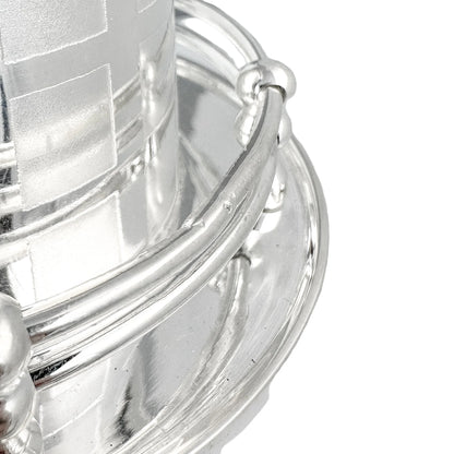 Large Art Deco novelty silver plated Prohibition lighthouse cocktail shaker