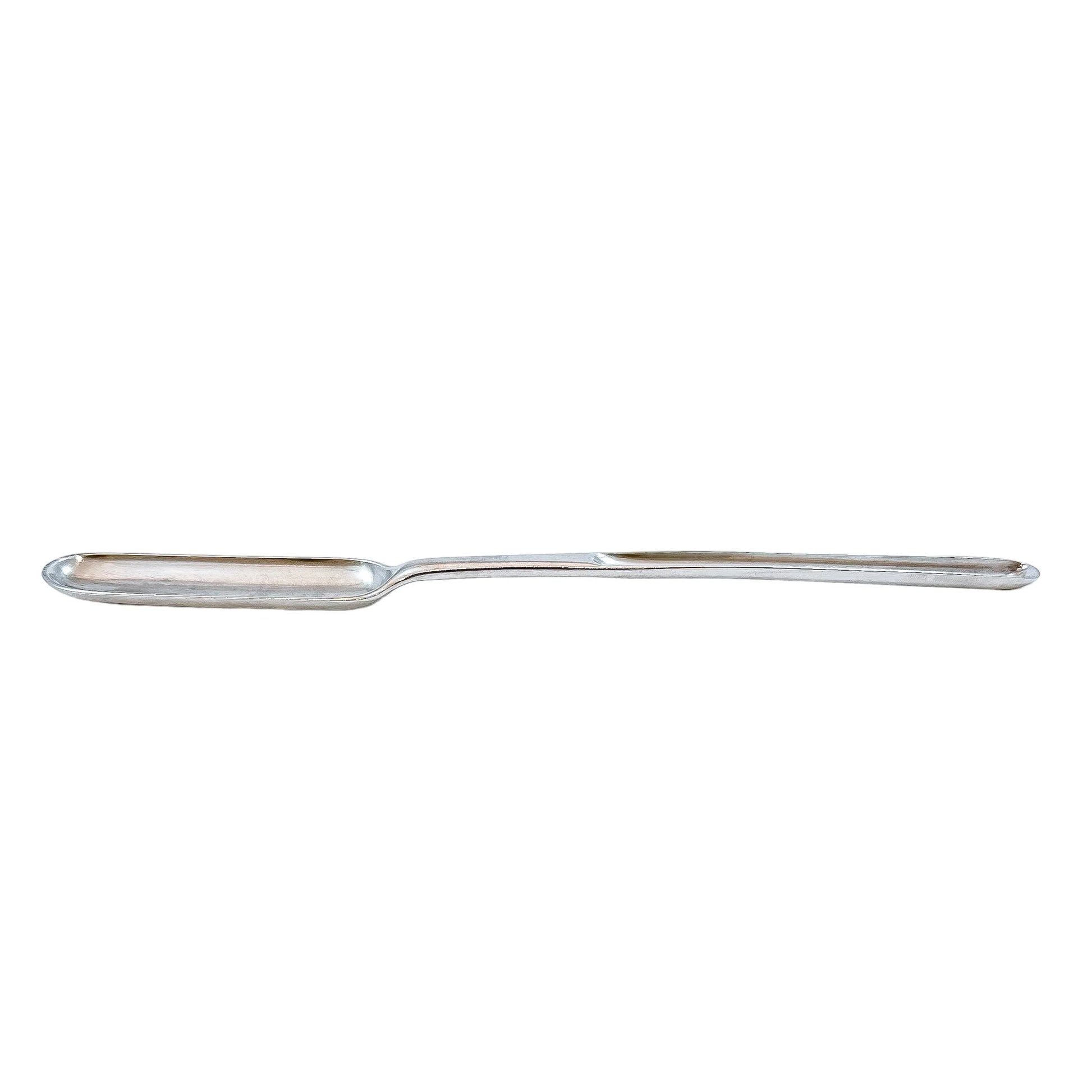 George II sterling silver marrow scoop spoon
