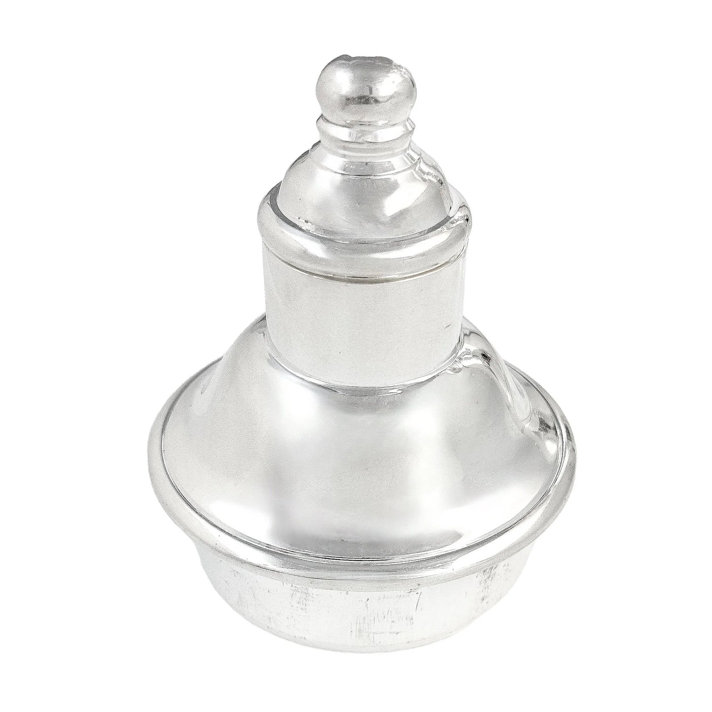 Large Art Deco novelty silver plated Prohibition lighthouse cocktail shaker