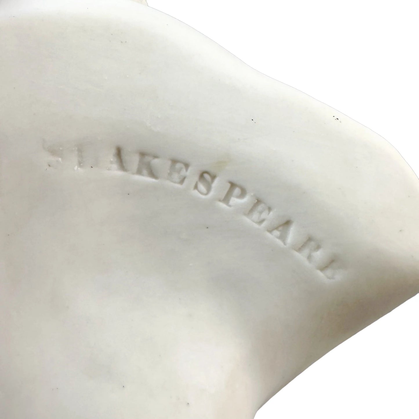 1860's James and Thomas Bevington Parian ware bust of William Shakespeare