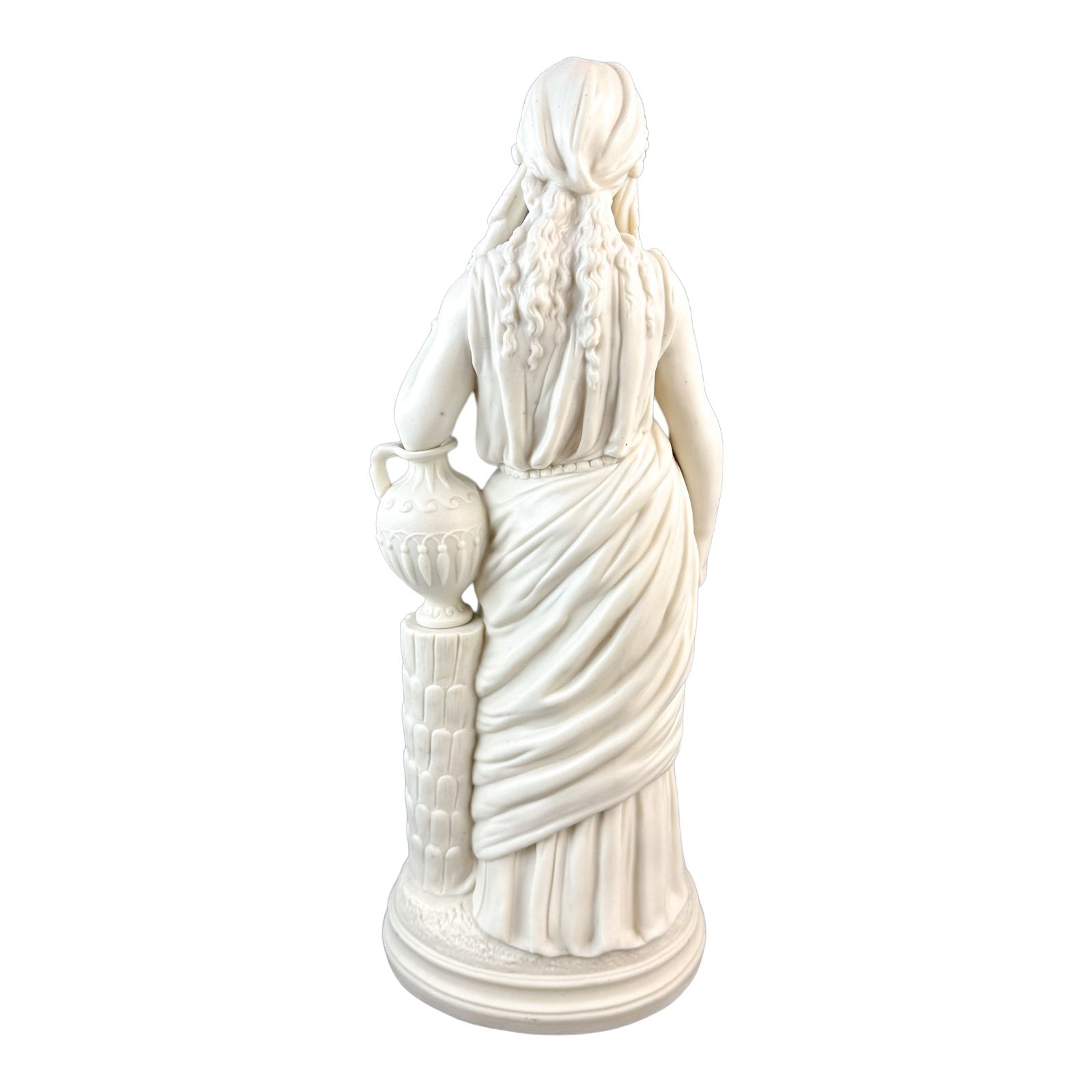 Victorian Parian ware figurine of Rebecca at the Well