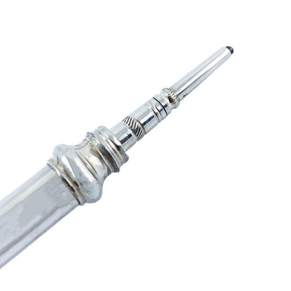 1930's Chester English provincial sterling silver propelling pencil with bale for necklace