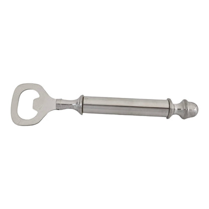 Silver plated bar accessory cocktail making set – corkscrew, double shot measure, ice scoop, bottle opener