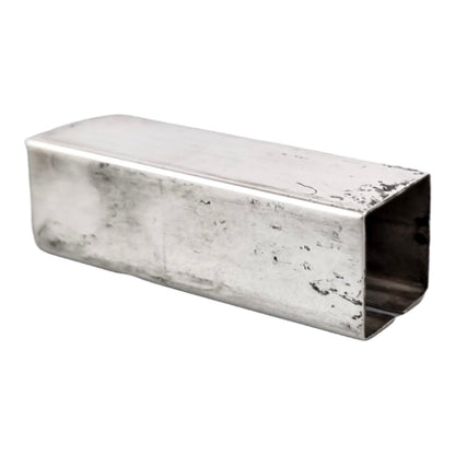 Art Deco Italian silver compact case with mirror & lipstick, Nardi Liberto, engraved scrolls
