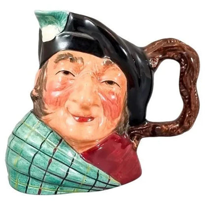 1950's Kelsboro Ware “Auld Mac” character Toby jug of Scottish man / milk pitcher