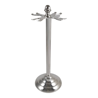Silver plated bar accessory cocktail making set – corkscrew, double shot measure, ice scoop, bottle opener