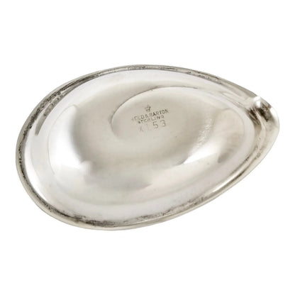 Vintage 1950's Reed & Barton sterling silver sculptured pin / nut dish / ashtray
