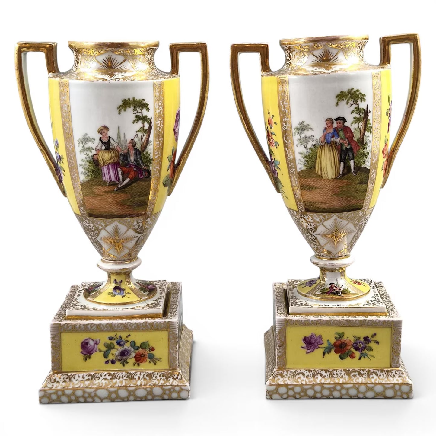 Helena Wolfsohn Dresden urns, Royal Yellow