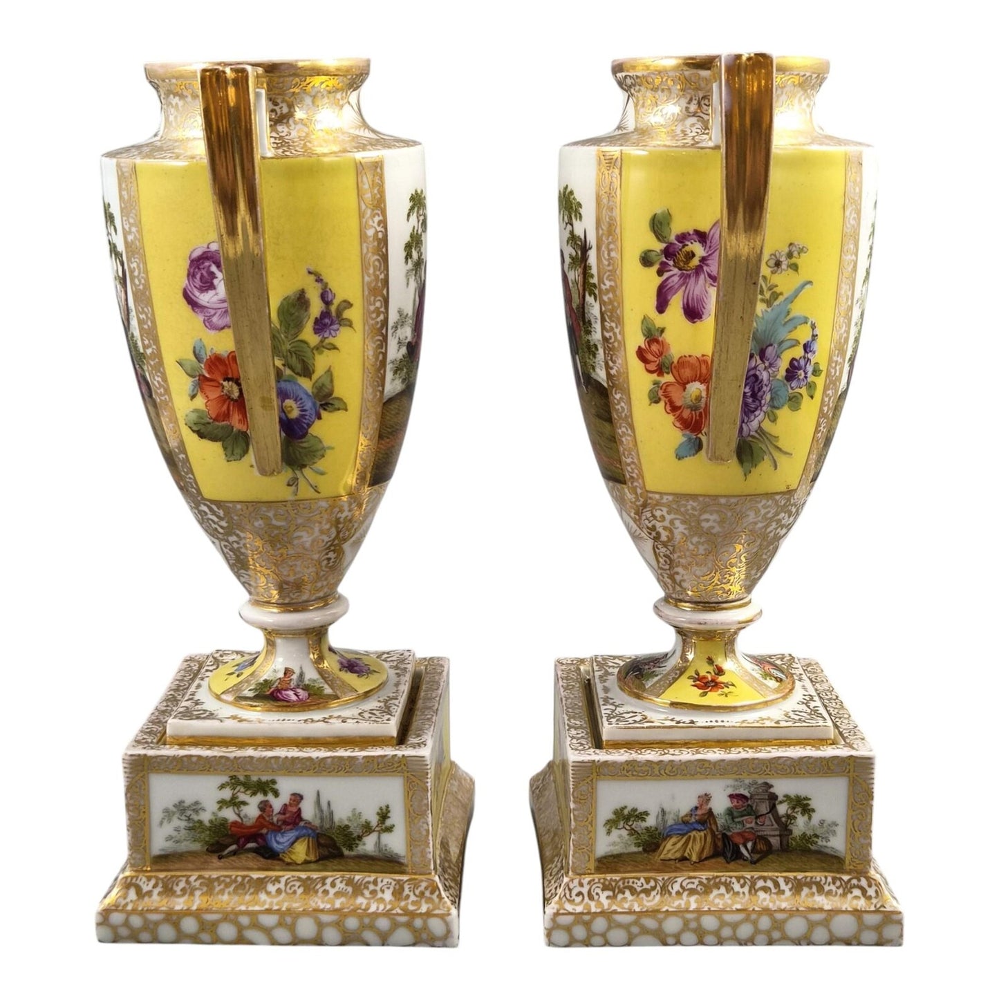 Helena Wolfsohn Dresden urns, Royal Yellow