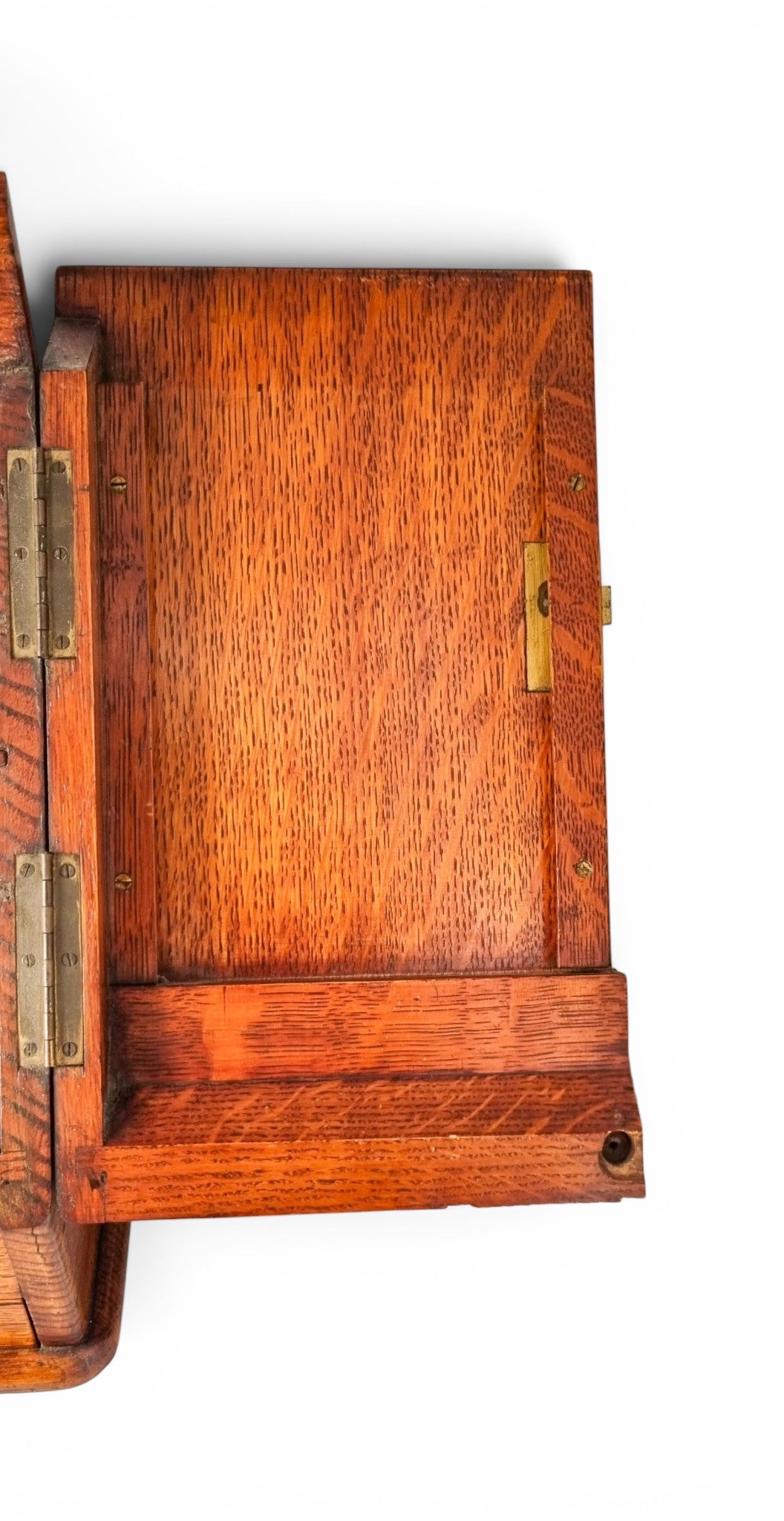 Victorian golden oak stationery cabinet, Arts & Craft