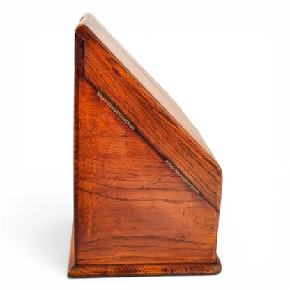 Victorian golden oak stationery cabinet, Arts & Craft