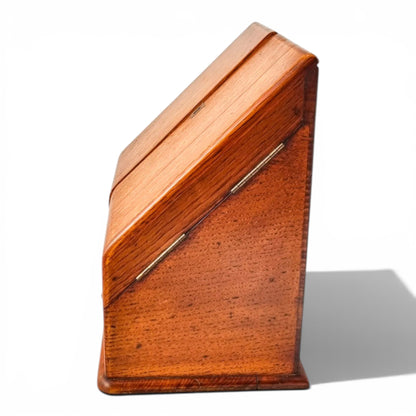 Victorian golden oak stationery cabinet, Arts & Craft