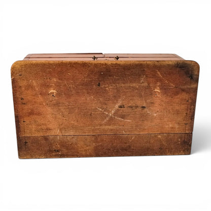 Victorian golden oak stationery cabinet, Arts & Craft