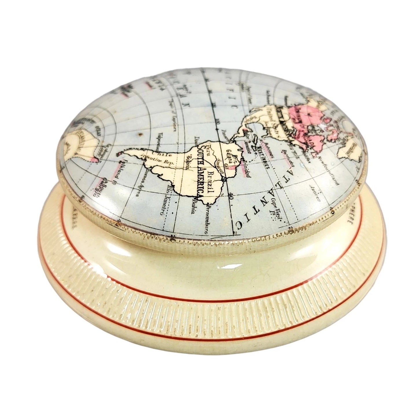 Macintyre Western Hemisphere paperweight, Bartholomew, 1889