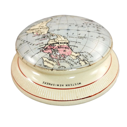 Macintyre Western Hemisphere paperweight, Bartholomew, 1889