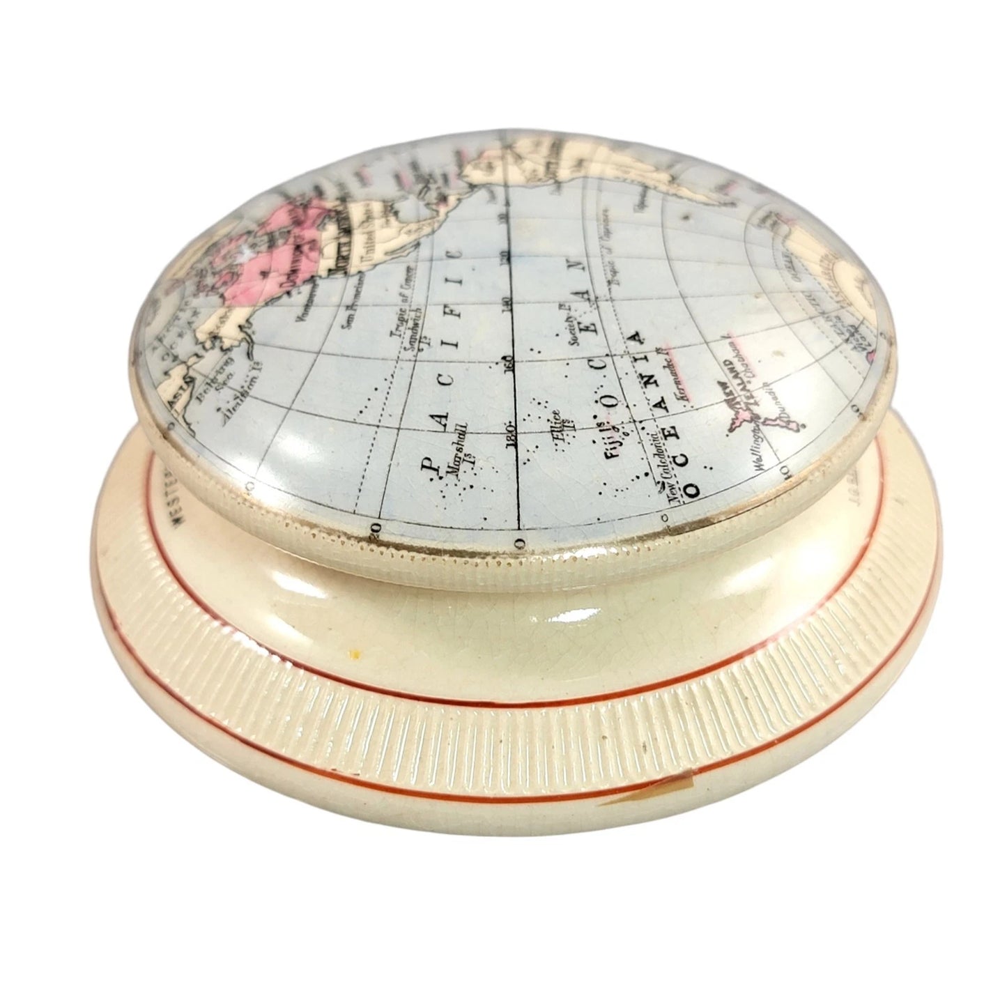 Macintyre Western Hemisphere paperweight, Bartholomew, 1889