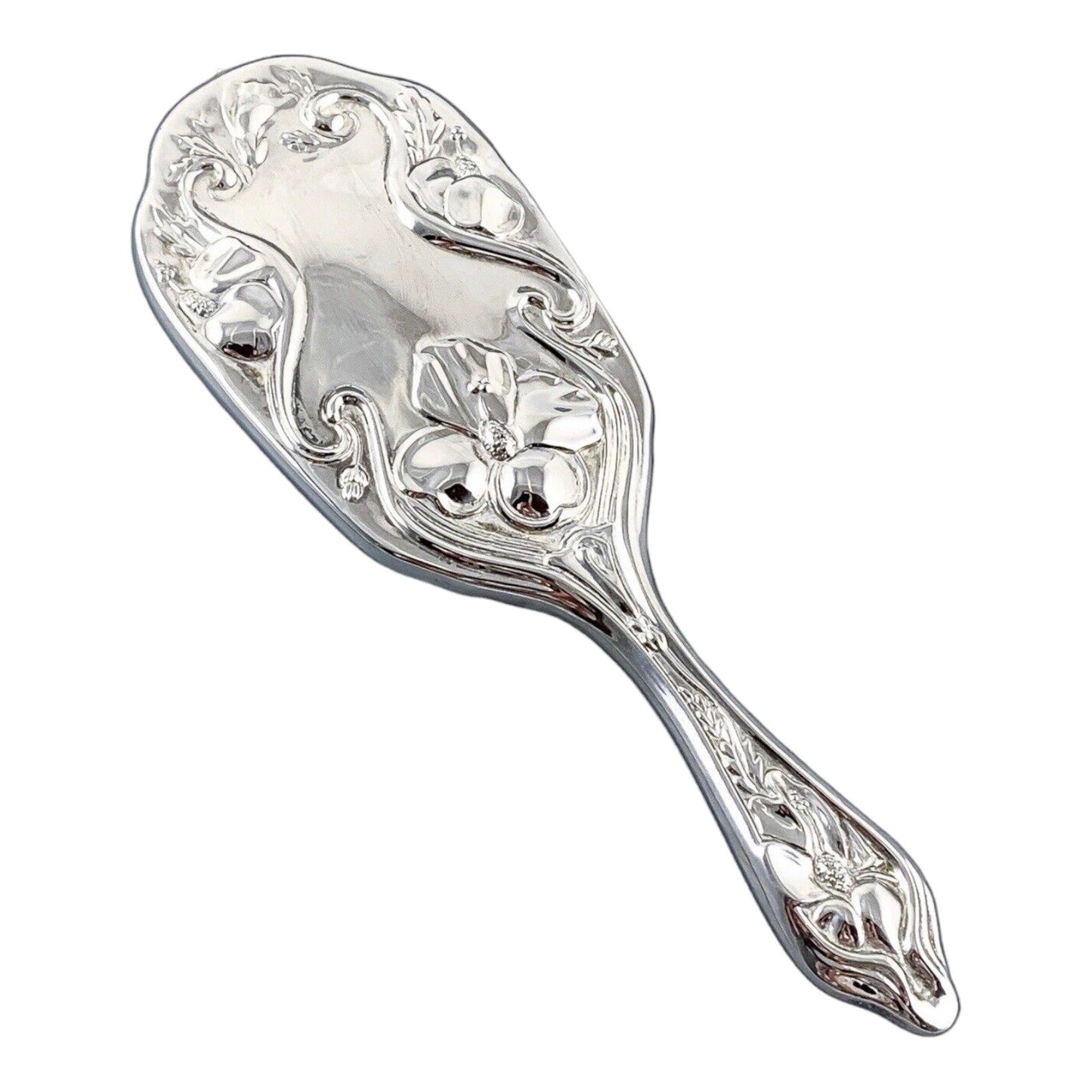 Vintage Marilyn Monroe silver plated 3 piece vanity dressing table set – Art Nouveau mirror, brush, comb