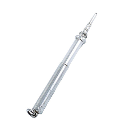 1930's Chester English provincial sterling silver propelling pencil with bale for necklace