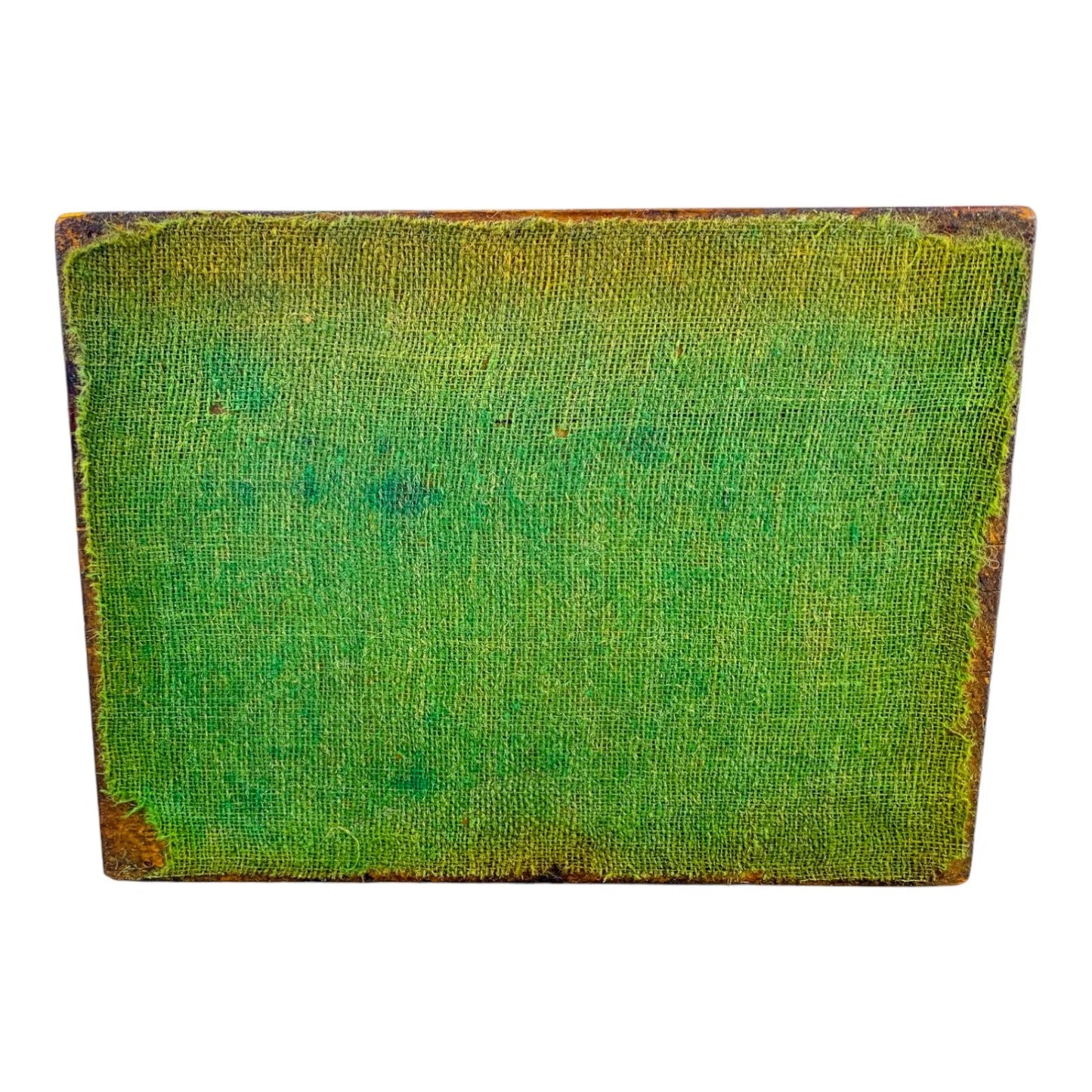 Victorian walnut military campaign writing slope with brass mounts and vacant shield, with key
